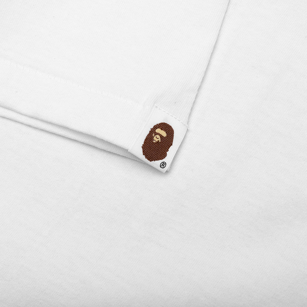 1st Camo By Bathing Ape Tee - White/Yellow - Image 4