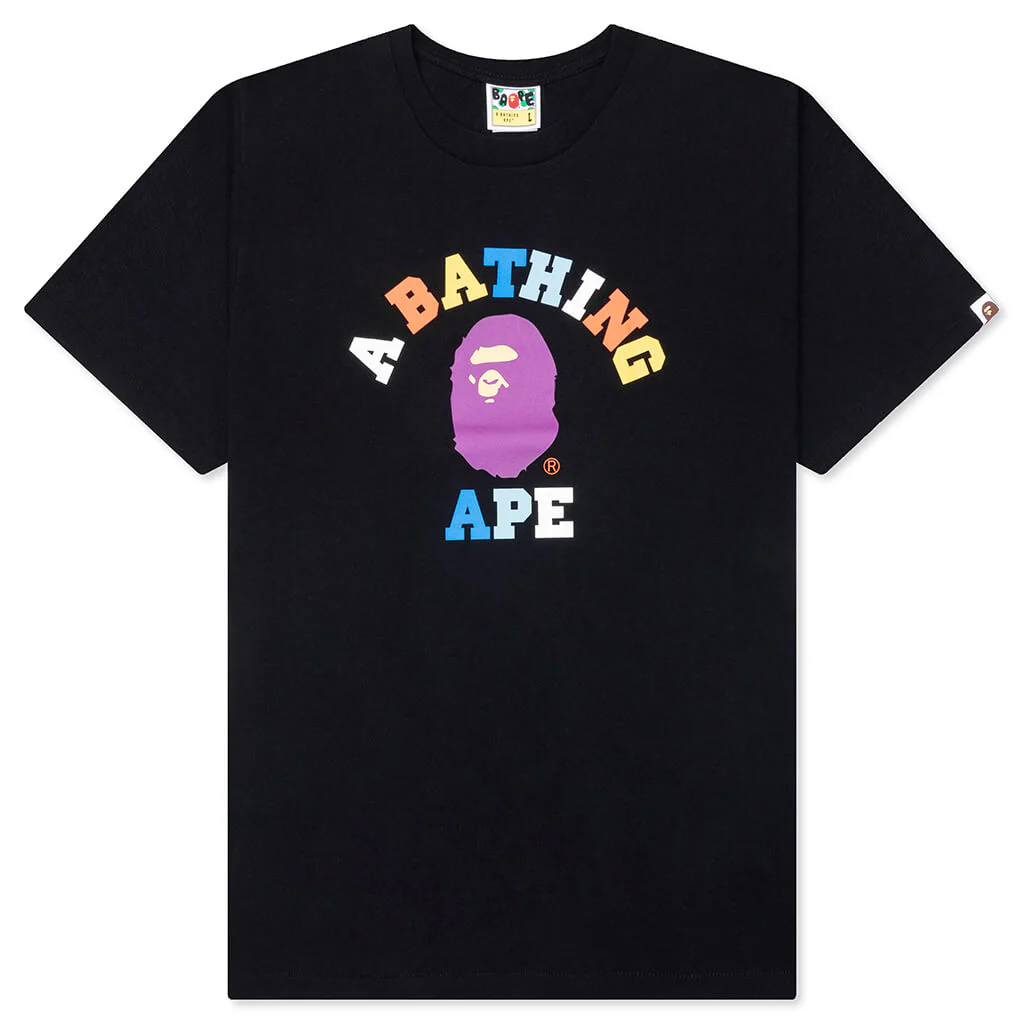 Colors College Tee - Black