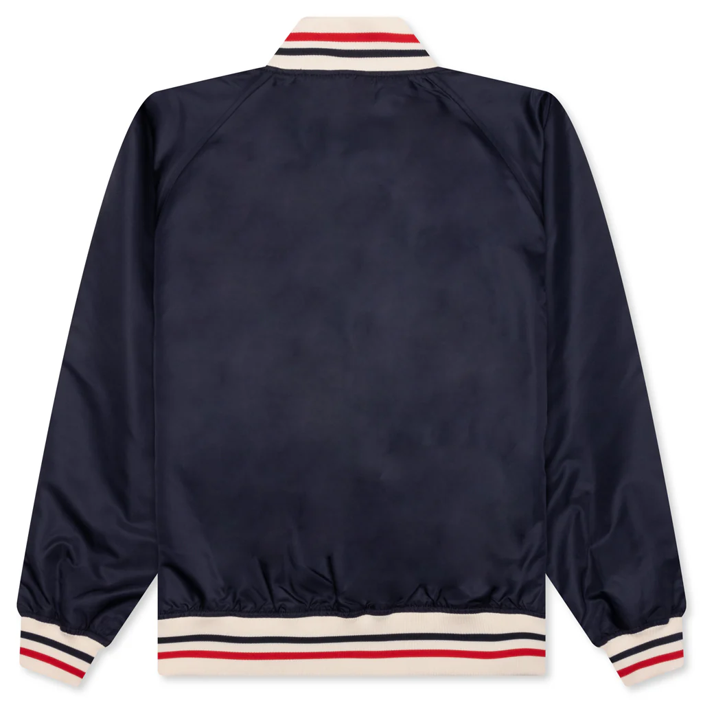 Nylon Stadium Jacket - Navy - Image 2