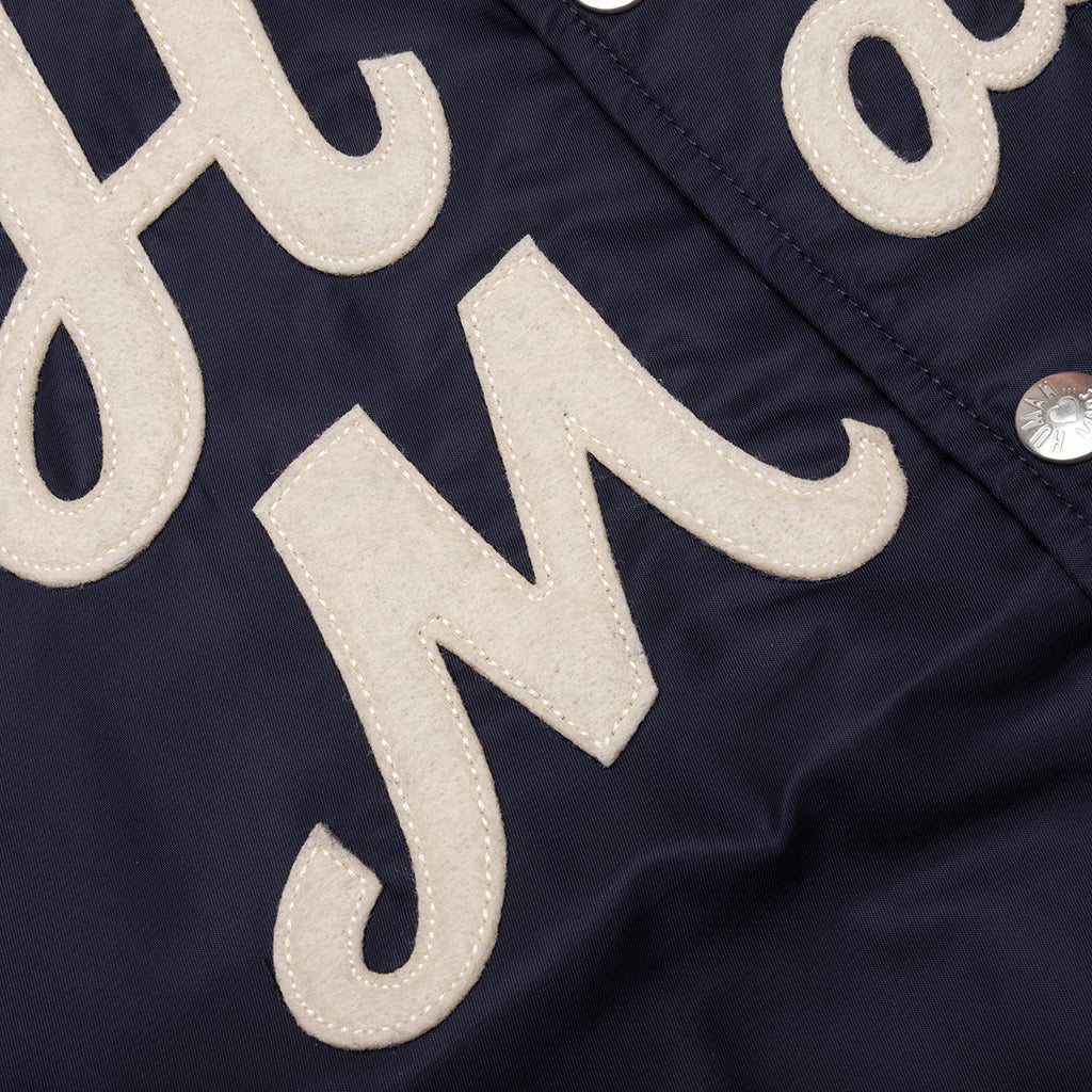 Nylon Stadium Jacket - Navy - Image 3