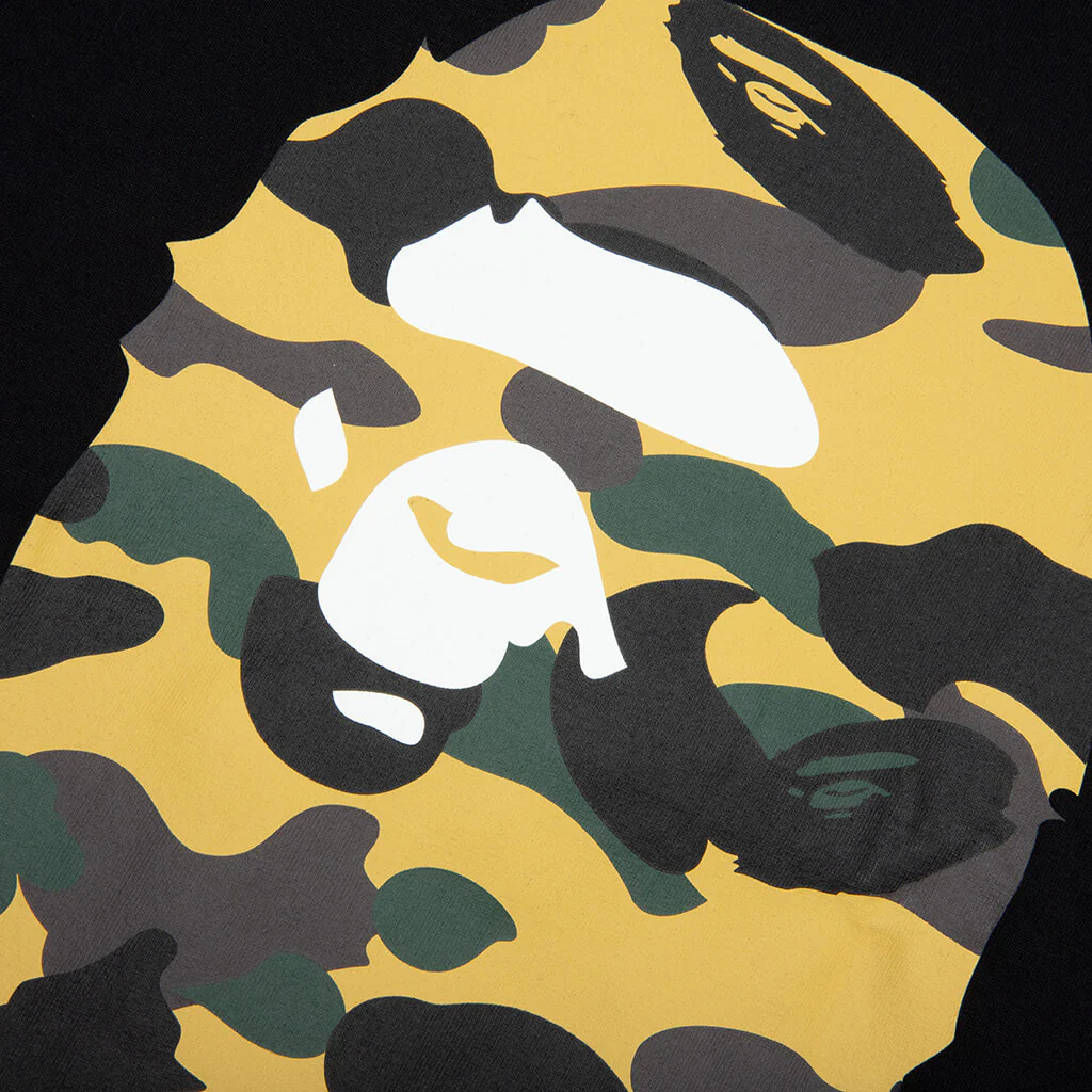 1st Camo by Bathing Ape Tee - Black/Yellow - Image 3