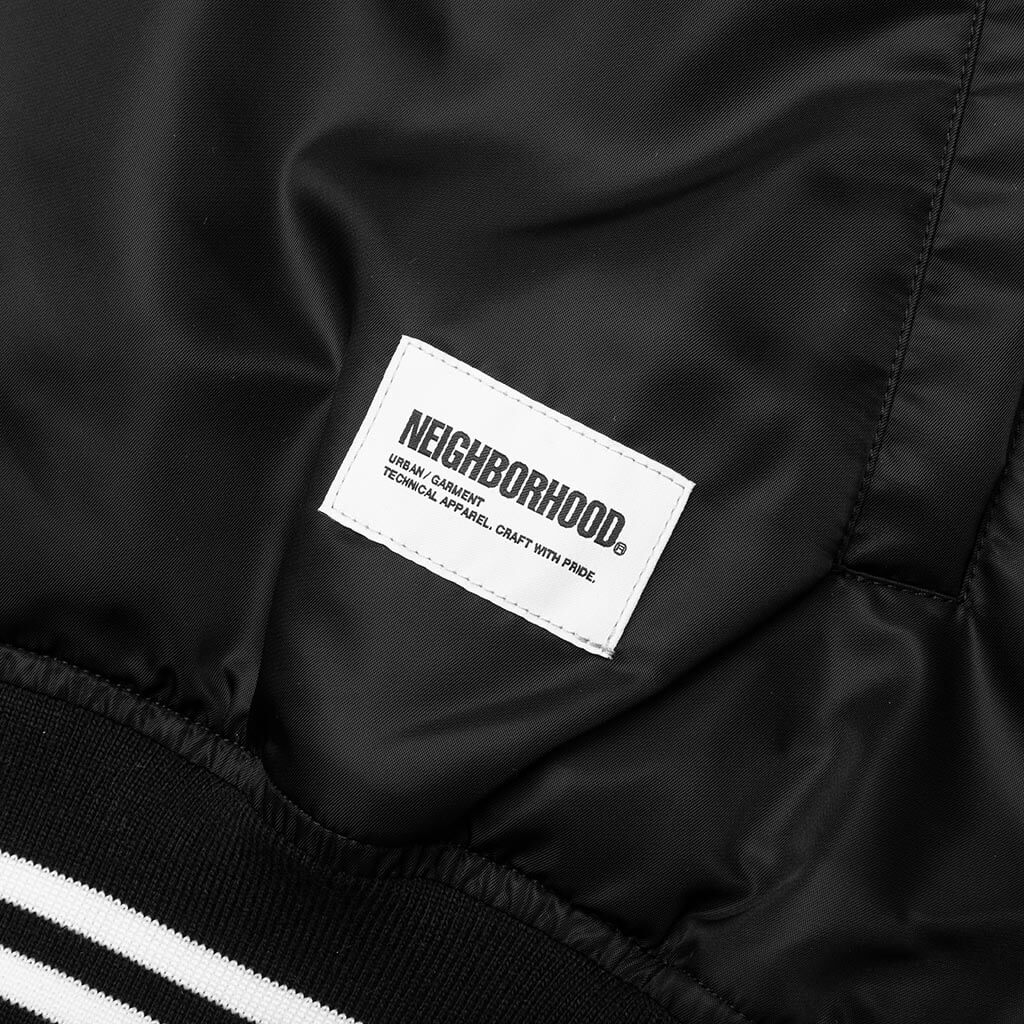 Baseball Jacket - Black - Image 5