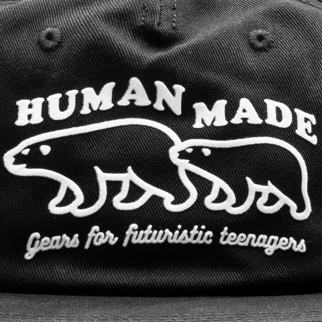 5 Panel Cap #2 - Black - Image 2