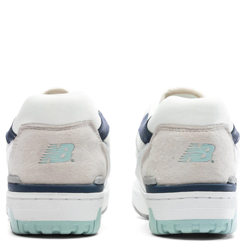 550 - White/Mint Navy - Image 4