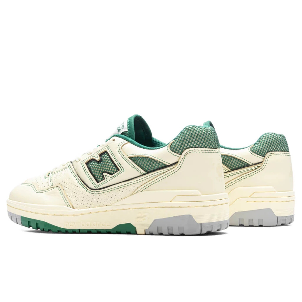 New Balance x Aime Leon Dore P550 Basketball Oxfords - White/Green - Image 3