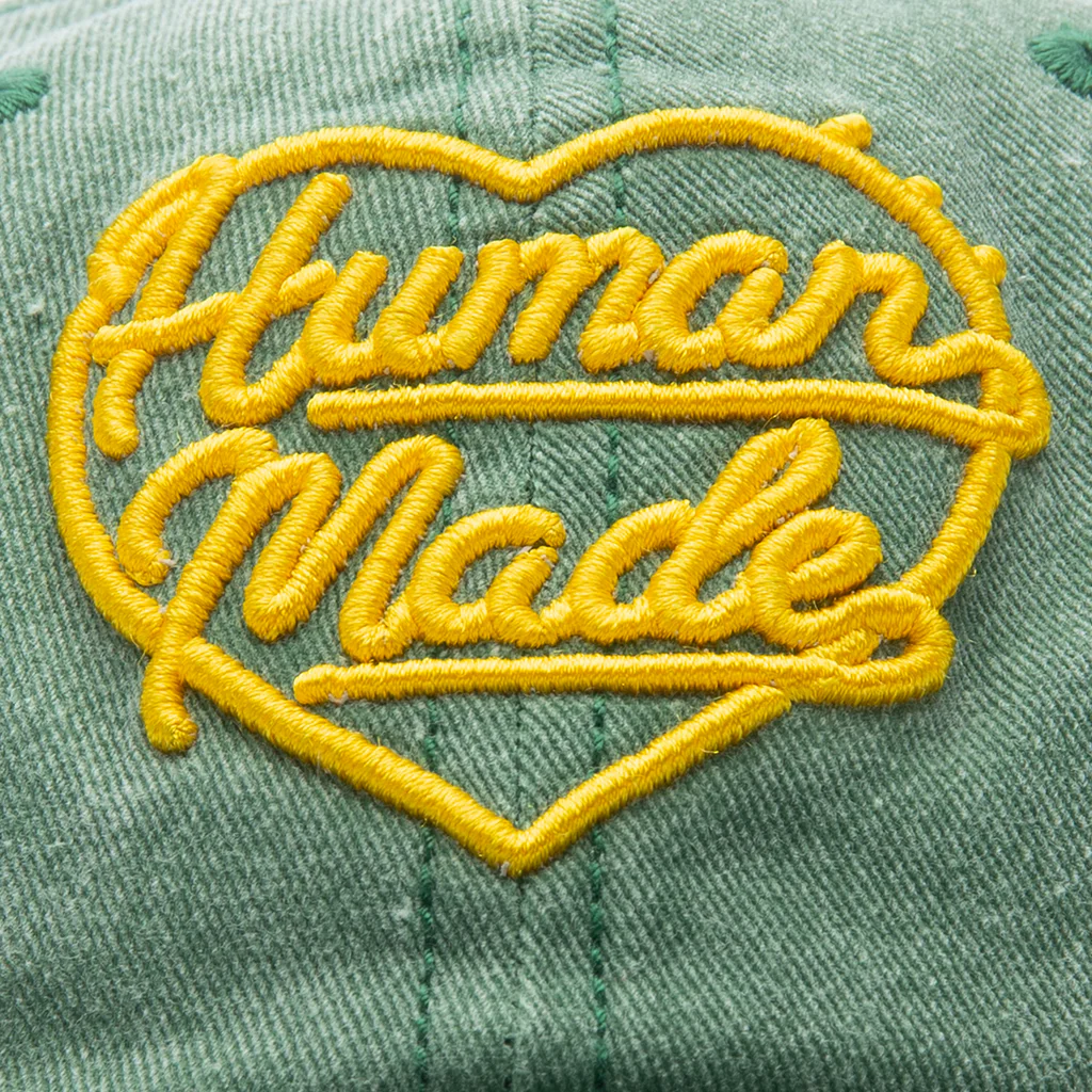 6 Panel Cap #1 - Green - Image 2
