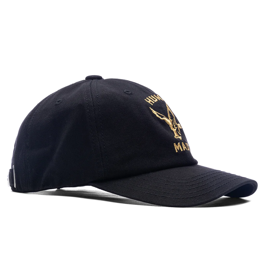 6 Panel Cap #5 - Black - Image 3