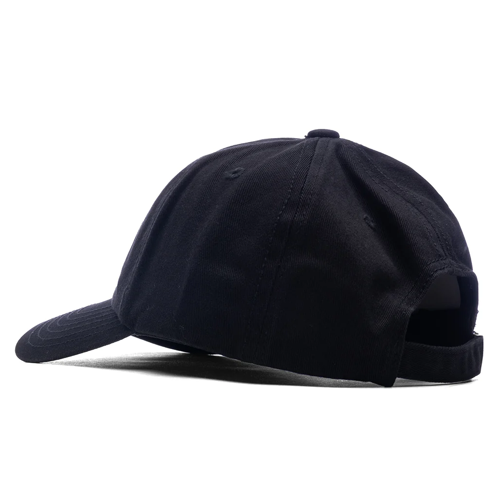 6 Panel Cap #5 - Black - Image 4