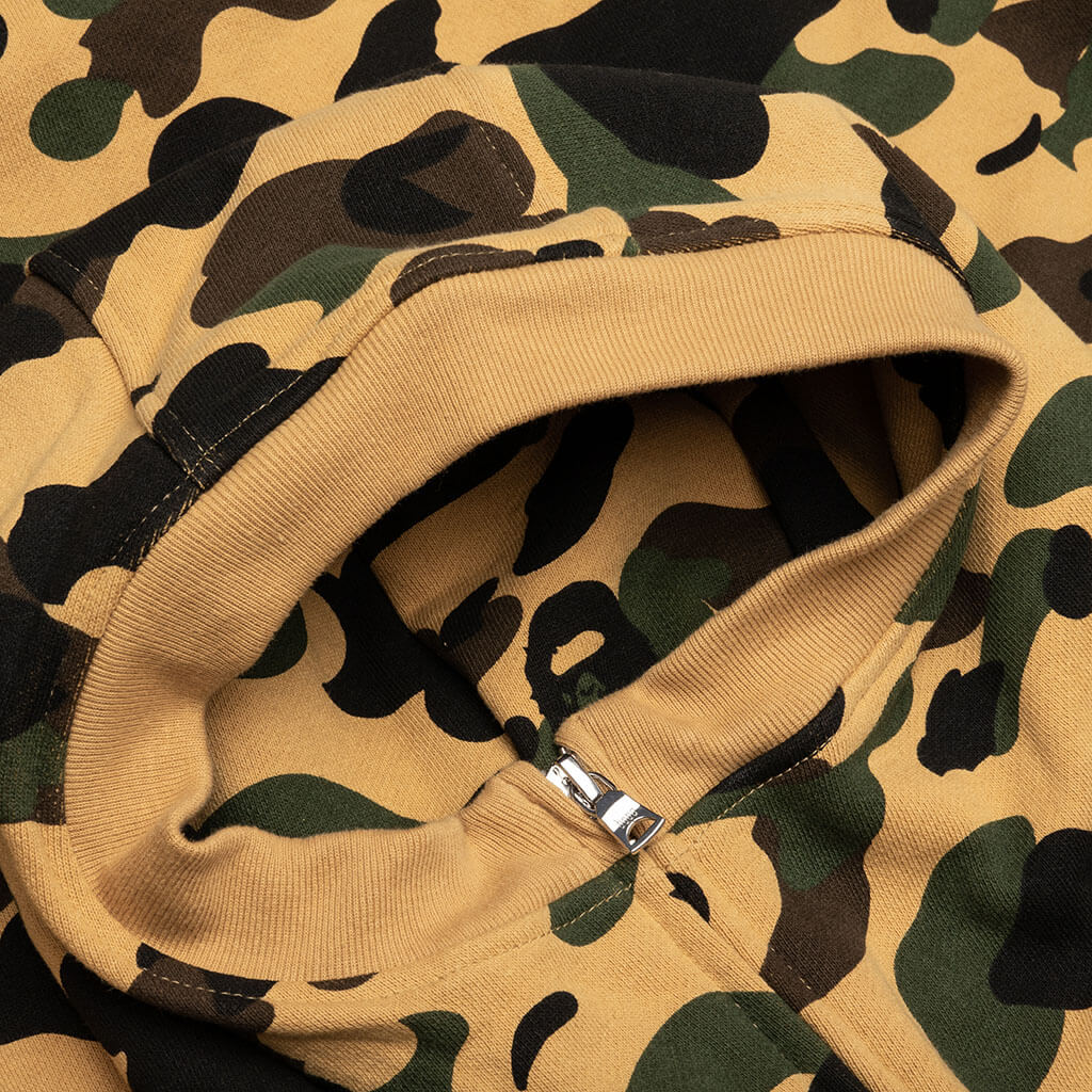 1st Camo Full Zip Hoodie - Yellow - Image 4