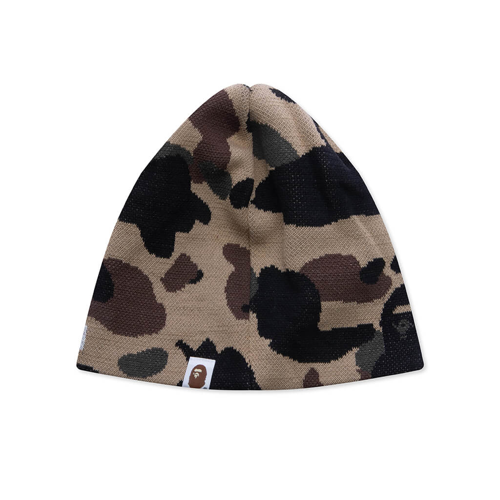 1st Camo Knit Beanie - Yellow - Image 3