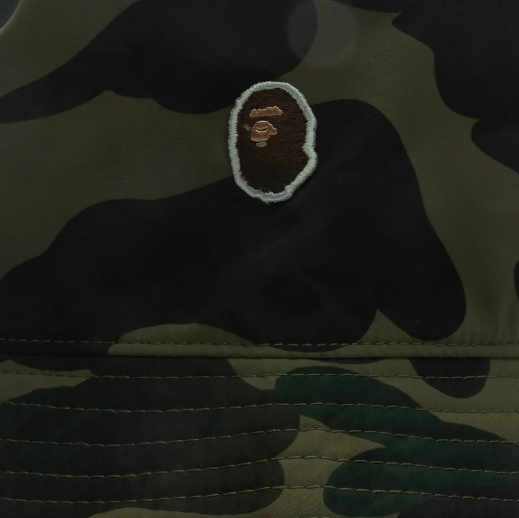 1st Camo One Point Reversible Hat - Green - Image 2