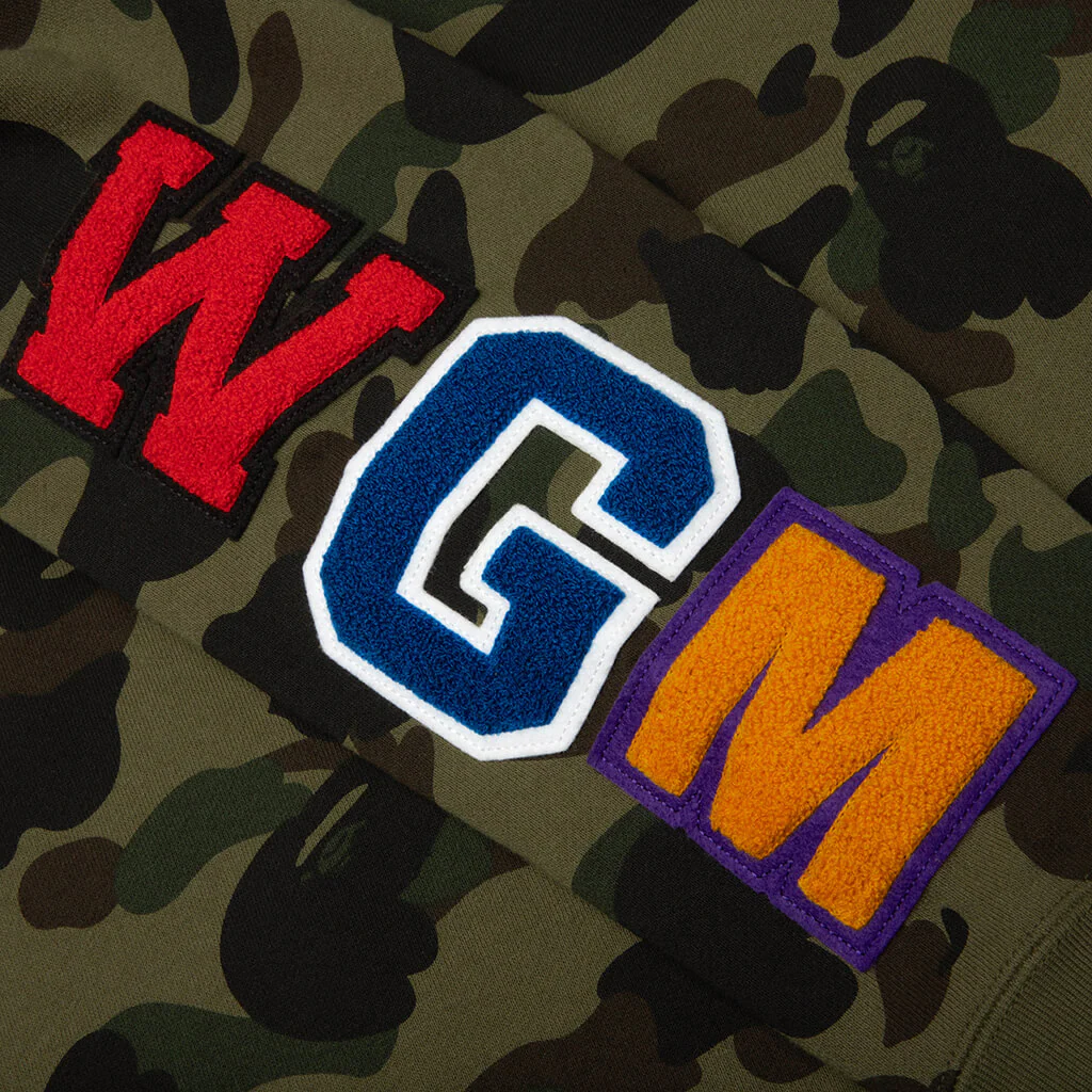 1st Camo Shark Crewneck Sweatshirt - Green - Image 4