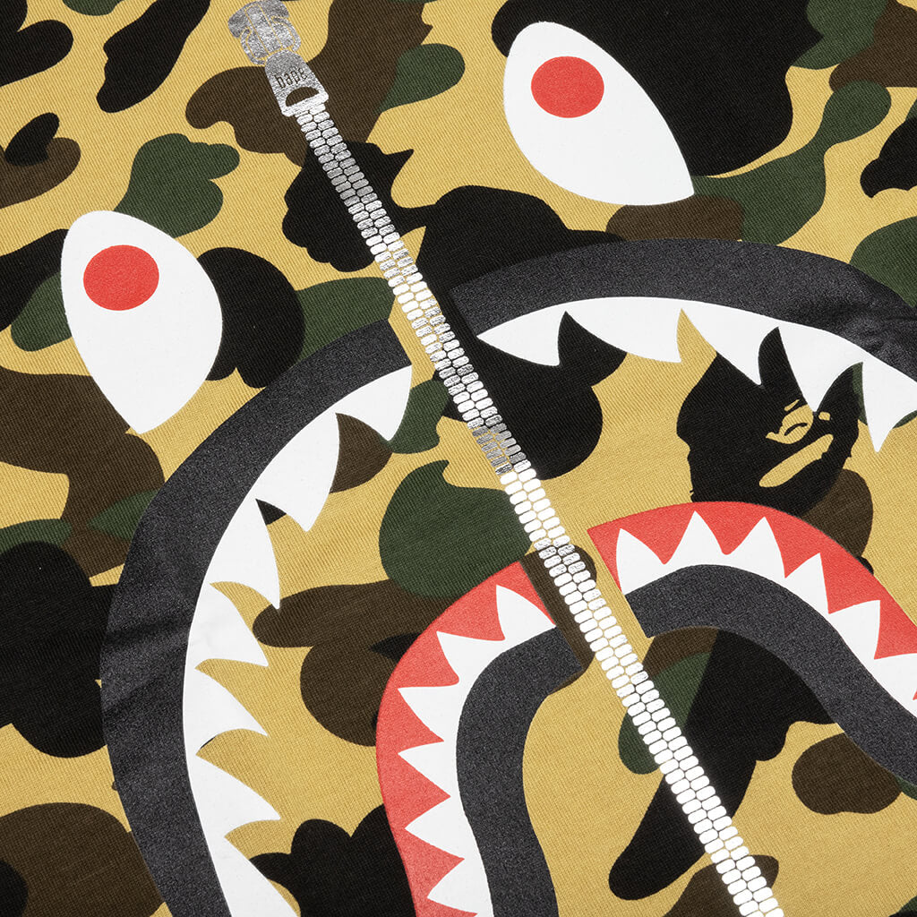 1st Camo Shark Tee - Yellow - Image 3