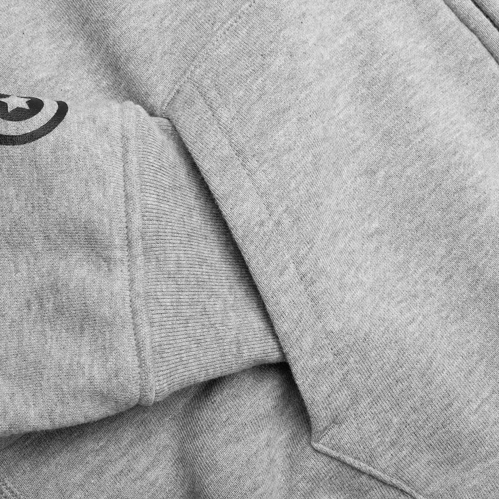 2nd Shark Full Zip Hoodie - Gray - Image 5