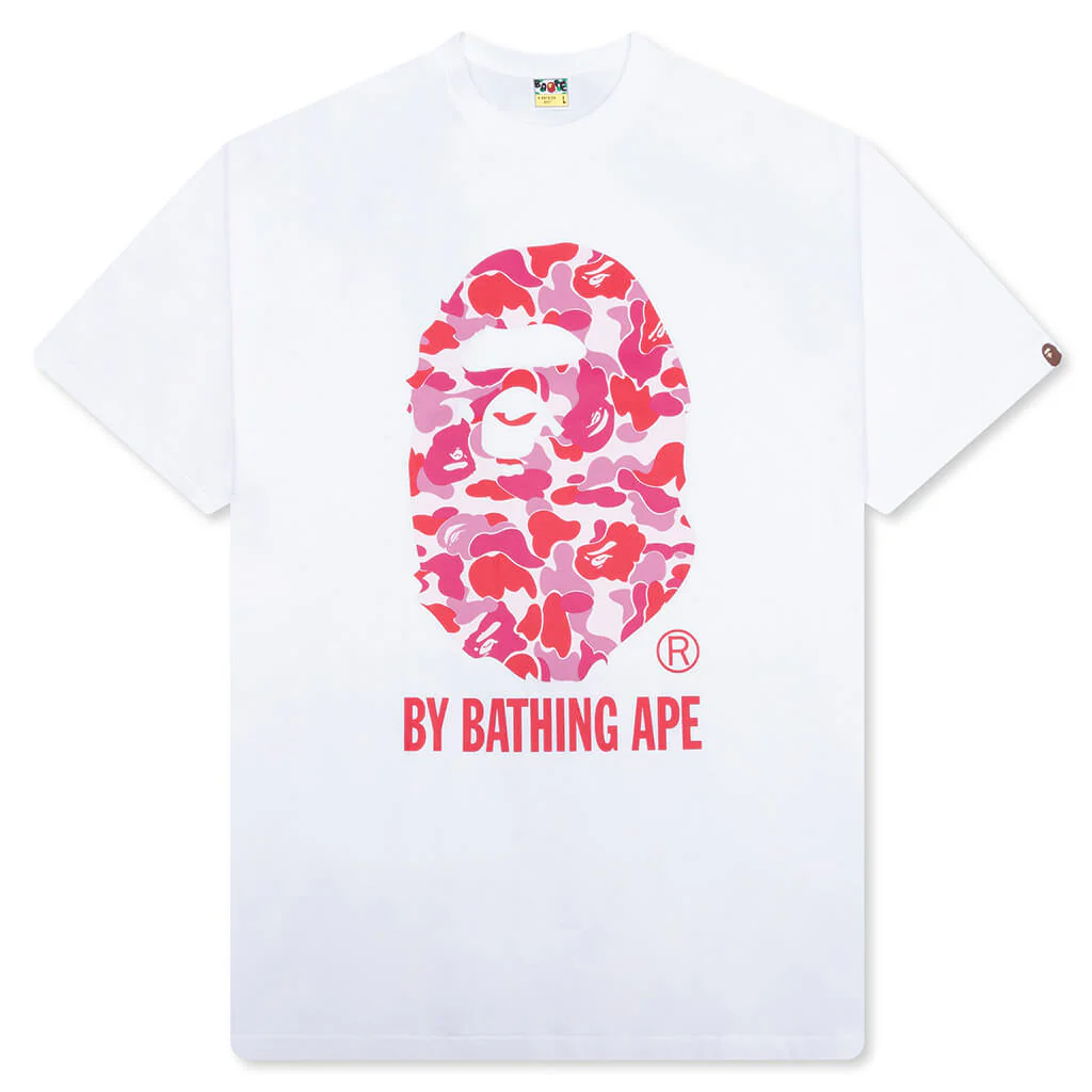 ABC Camo By Bathing Ape Tee - White/Pink
