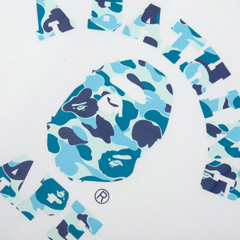 ABC Camo College Tee - White/Blue - Image 3