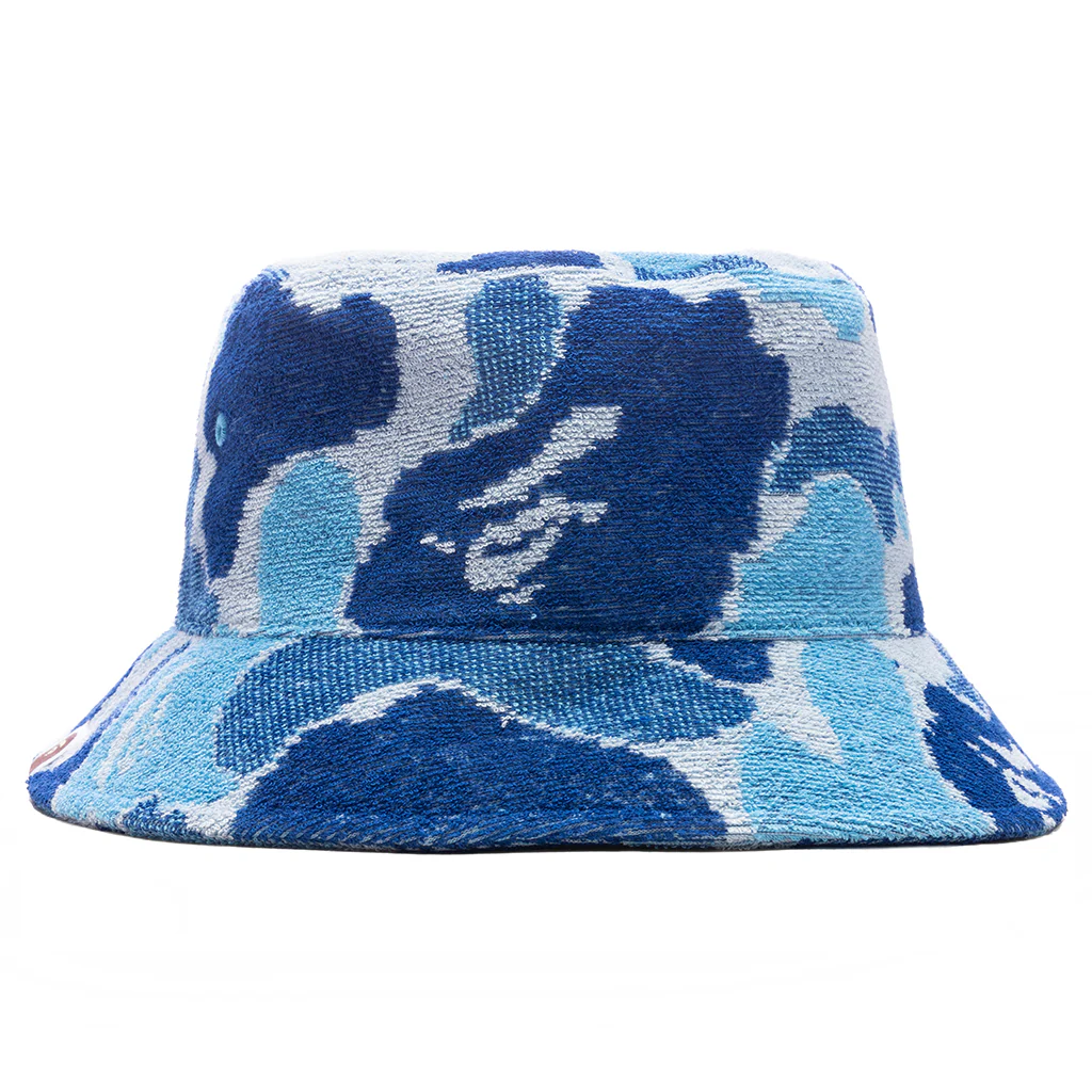 ABC Camo Pile Jacquard Bucket Hat - Blue - Image 3