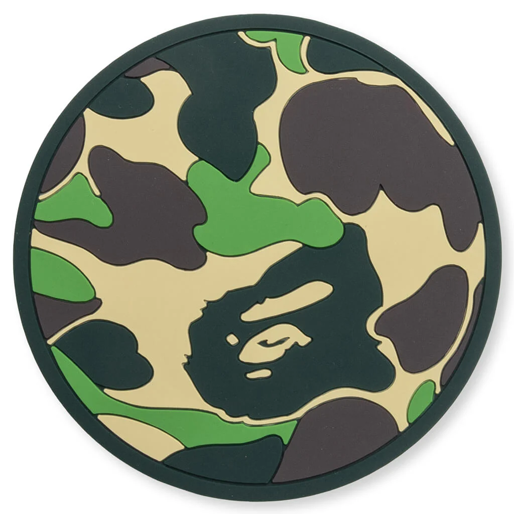 Abc Camo Rubber Coaster - Green