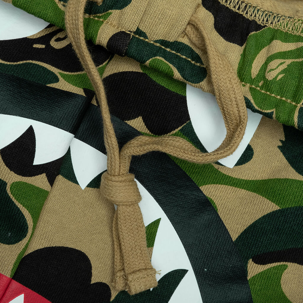ABC Camo Shark Sweat Shorts - Green - Image 6