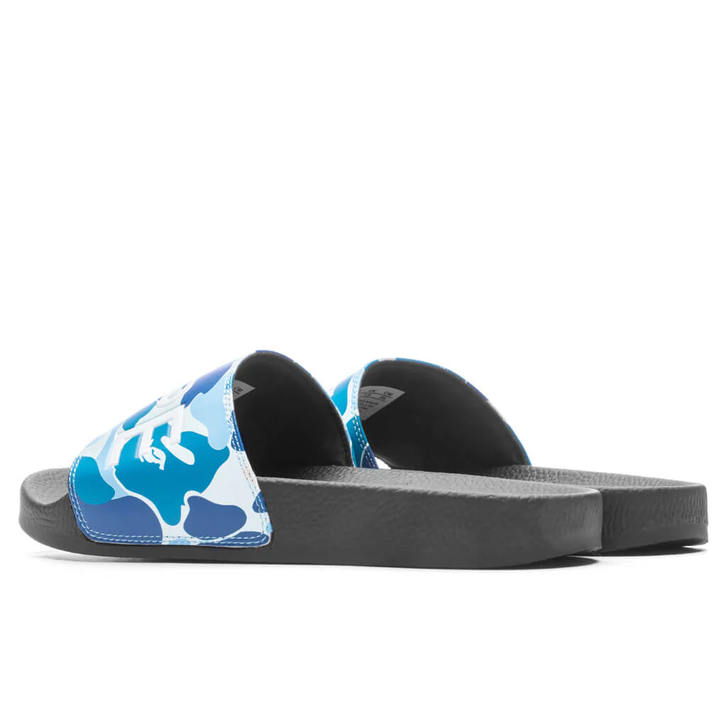 Abc Camo Slide Sandals  - Blue - Image 4