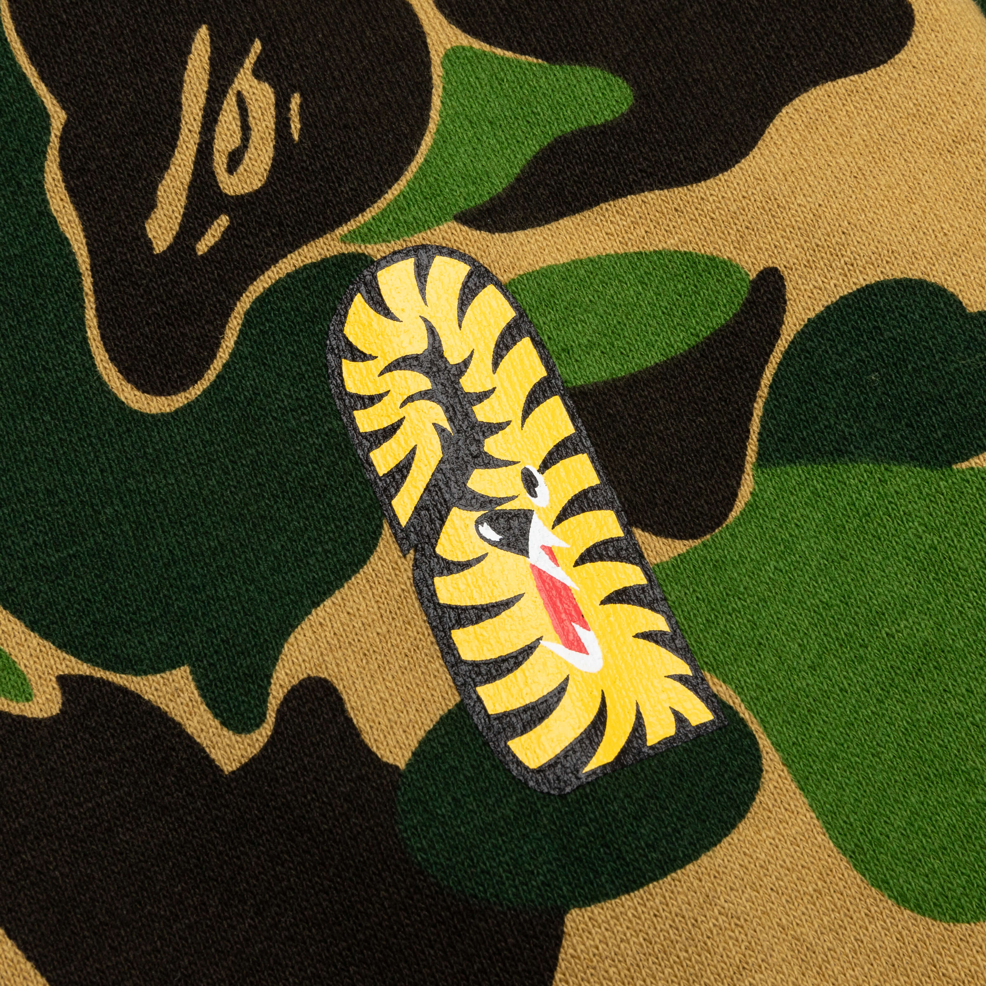Abc Camo Tiger Full Zip Hoodie - Green - Image 5