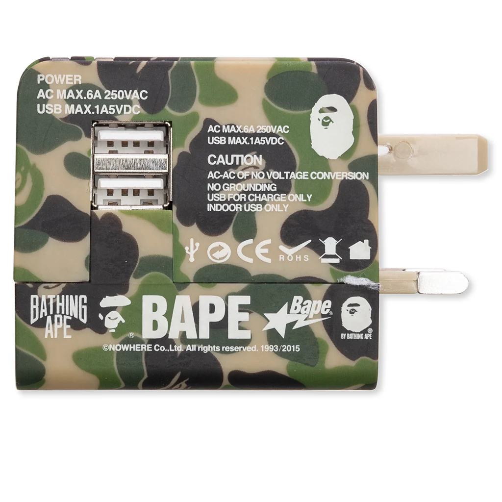 Glow in the Dark ABC Travel AC Adapter - Green - Image 2