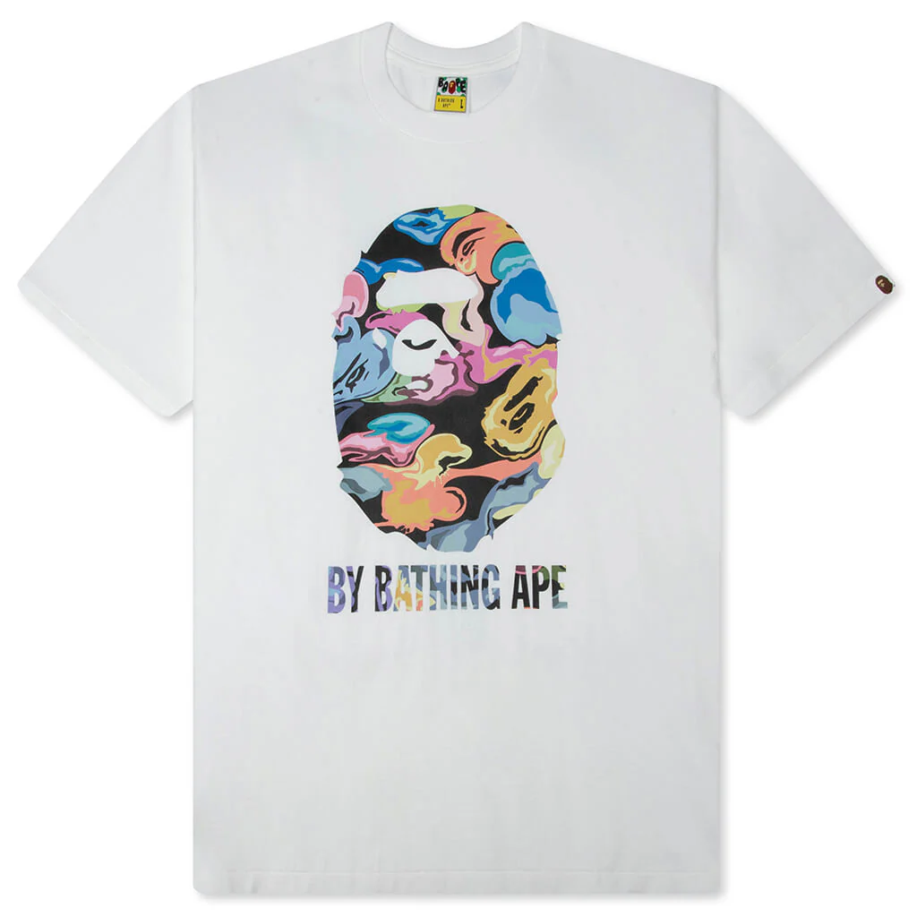 Art Camo By Bathing Ape Tee - White