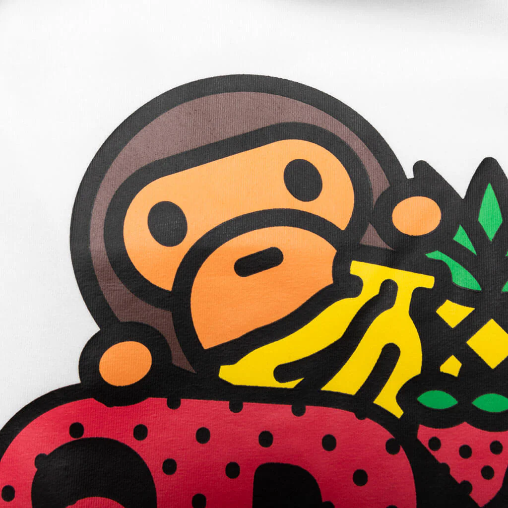Kids Baby Milo Fruit Tee - White - Image 3