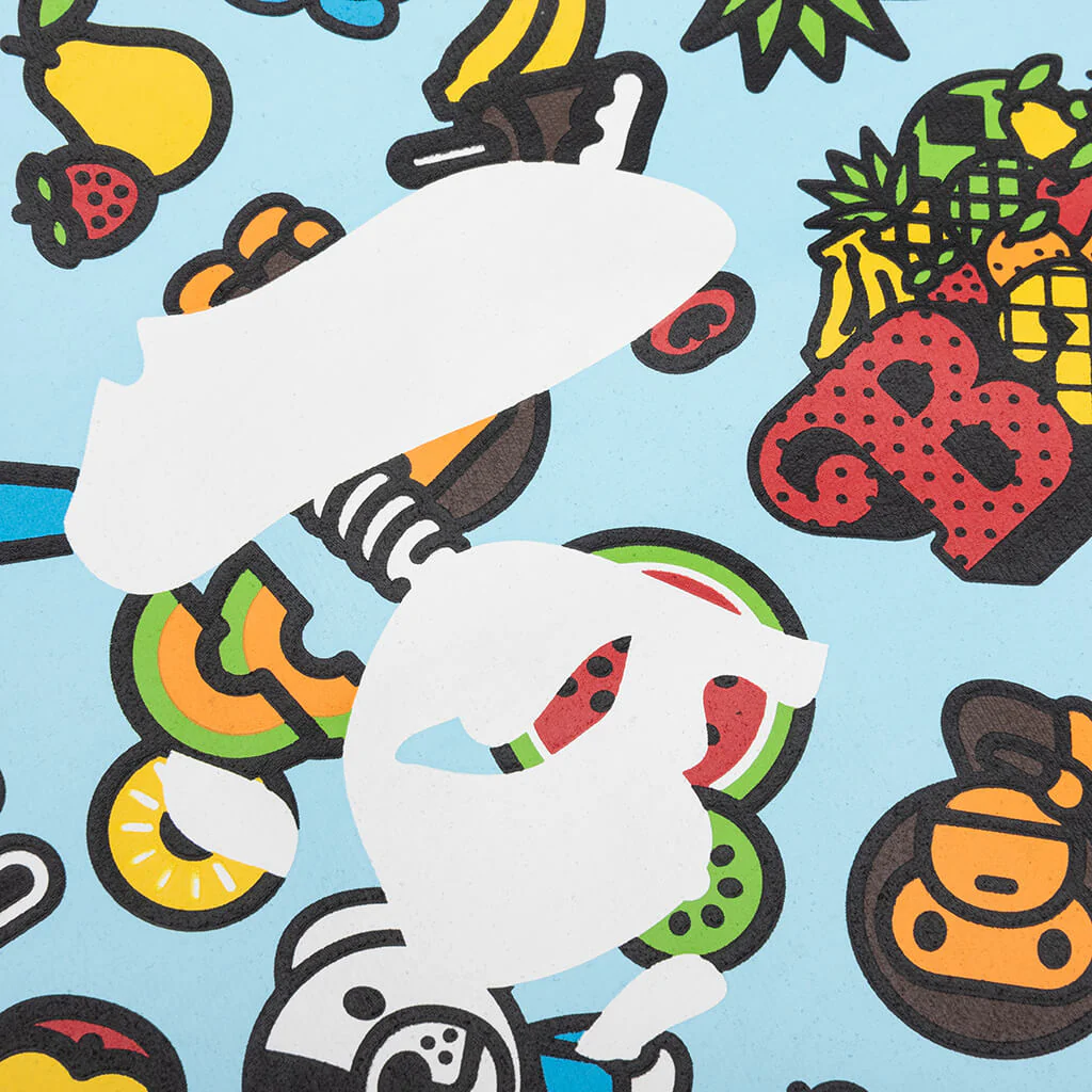 Kids Baby Milo Mixed Fruit Big Ape Head Tee - Black - Image 3