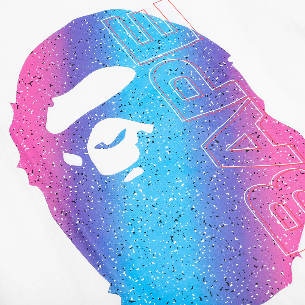 Bape Electro Neon Tee - White - Image 3
