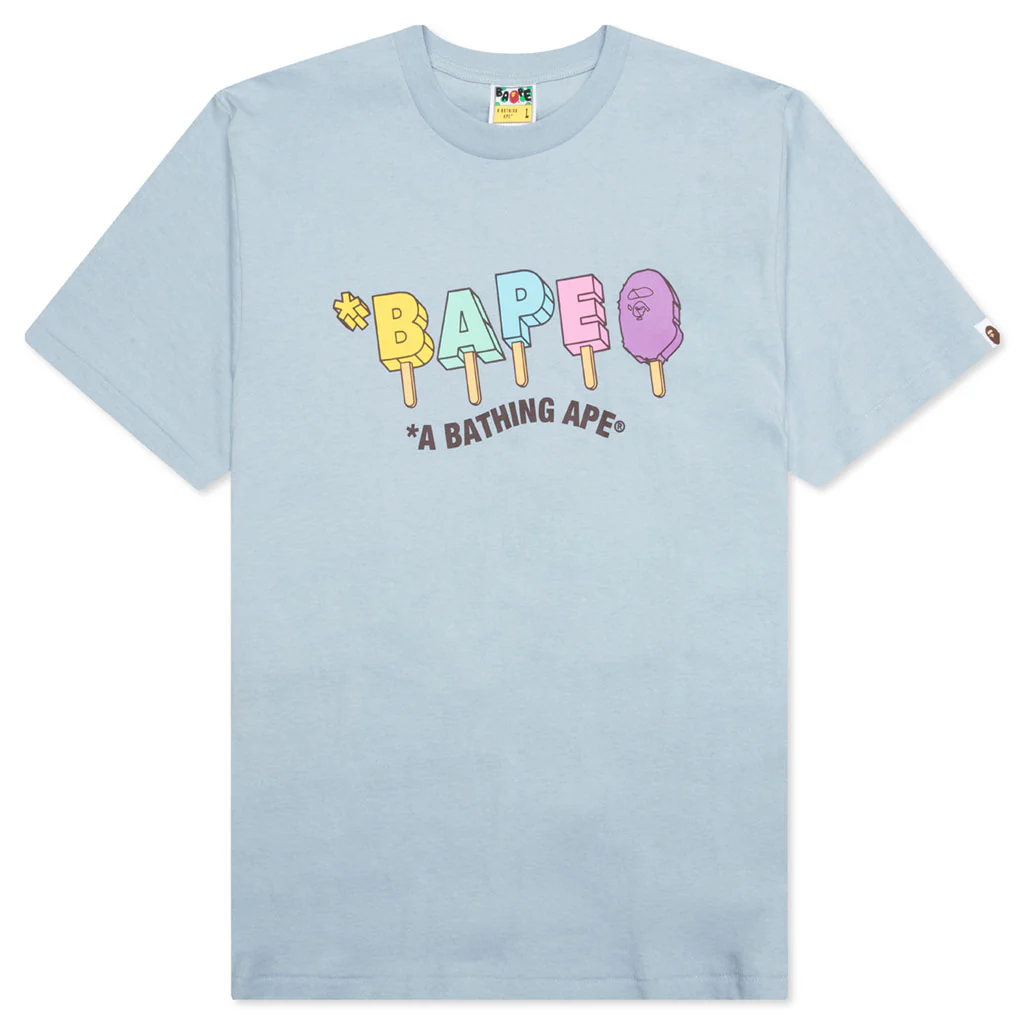 Bape Popsicle Tee - Blue