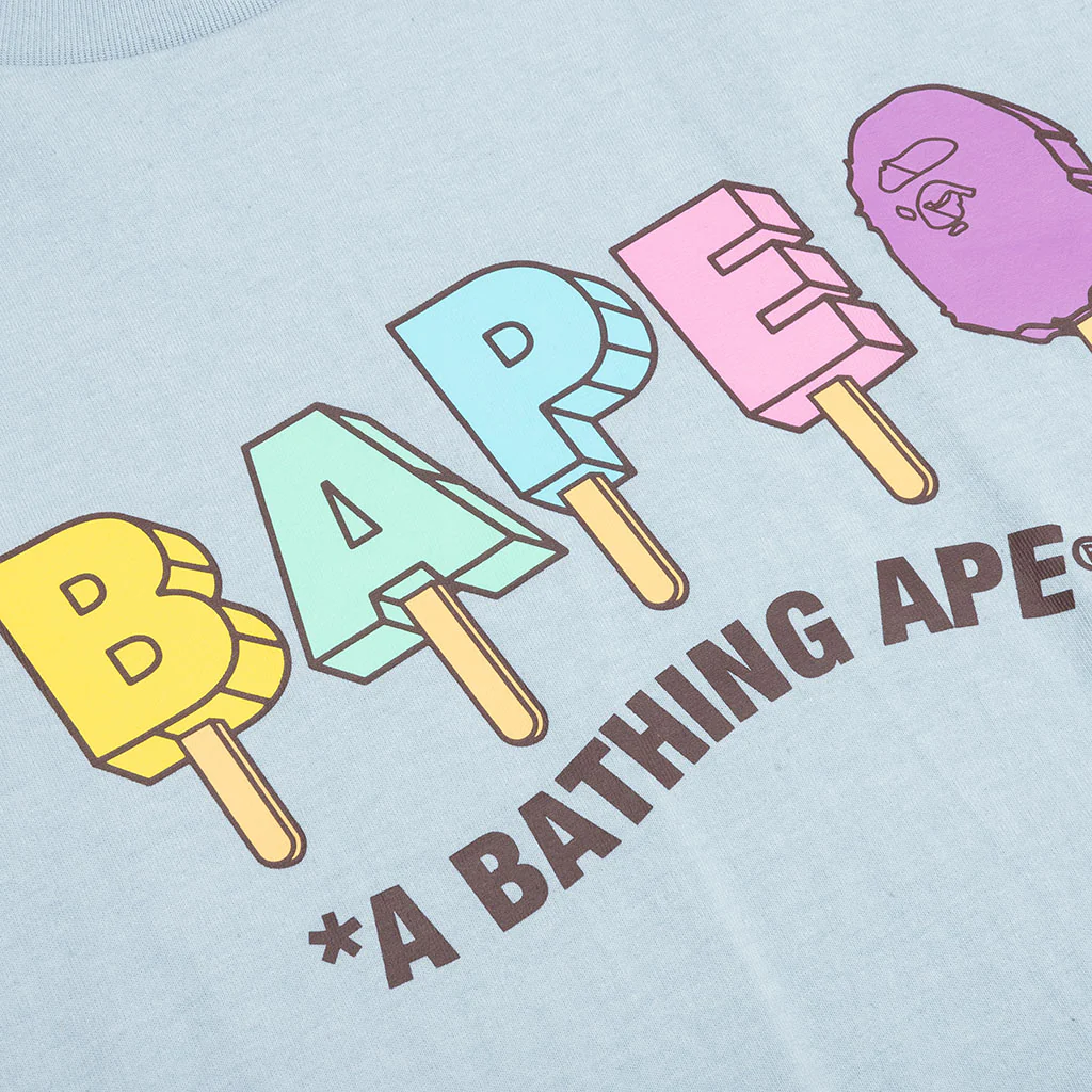 Bape Popsicle Tee - Blue - Image 3