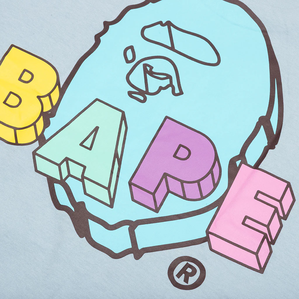 Bape Popsicle Tee - Blue - Image 4