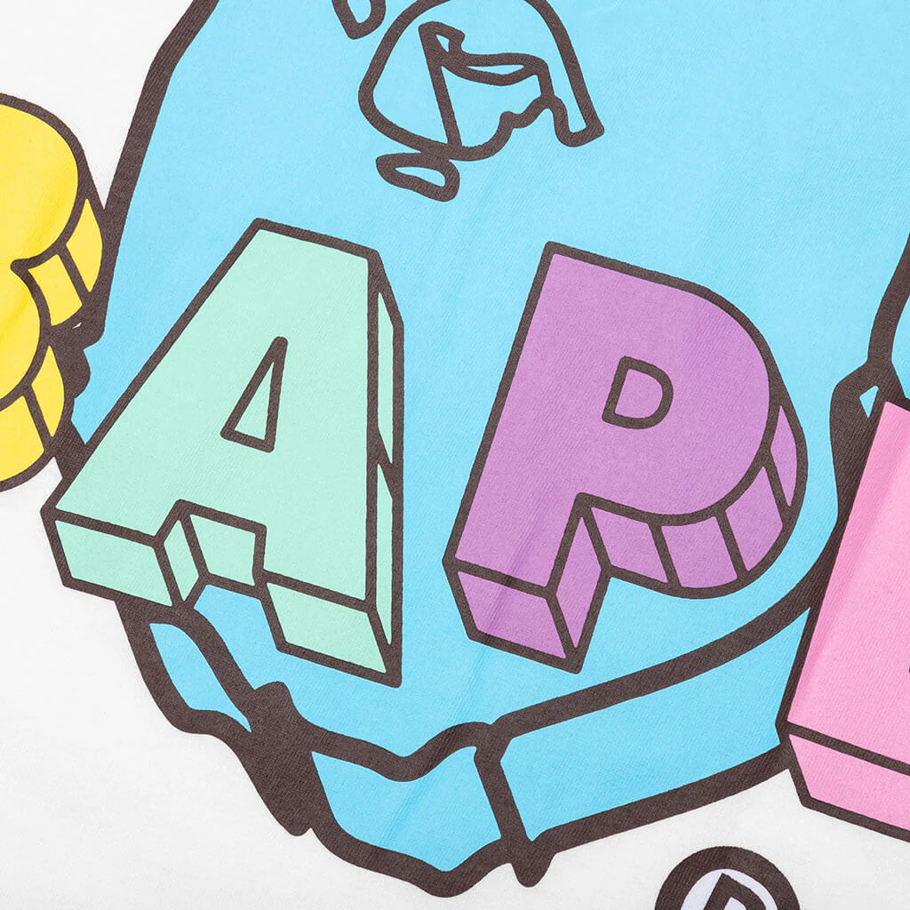 Bape Popsicle Tee - White - Image 4