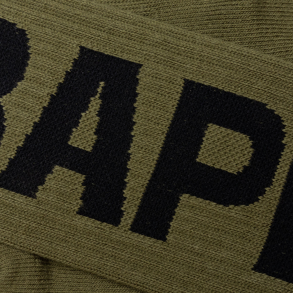 Bape Socks - Olive Drab - Image 2