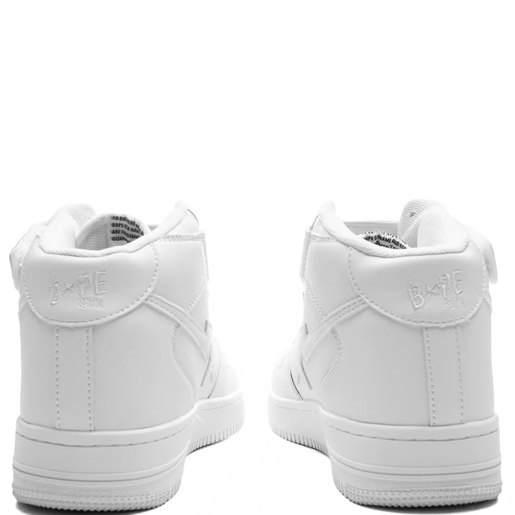 Bape STA 1 Mid - White - Image 4