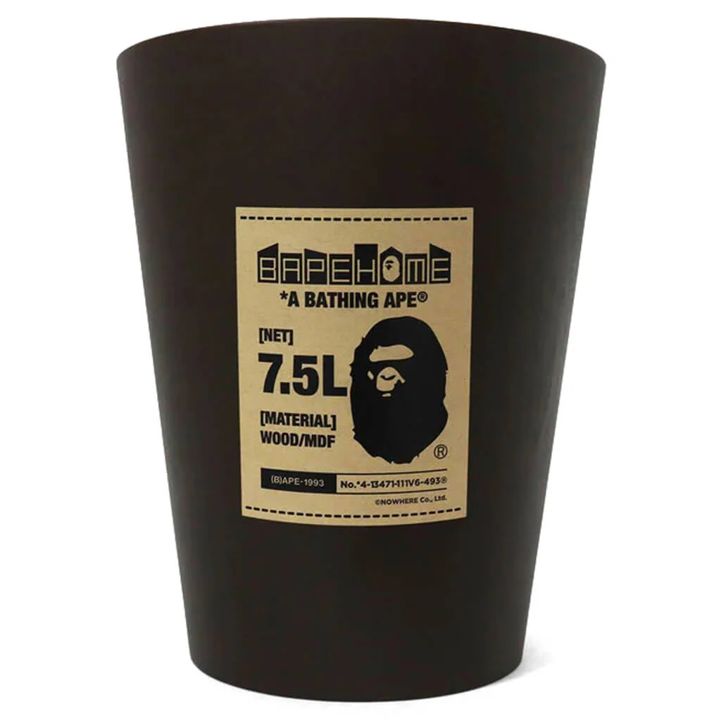 Bape x Umbra Woodrow Trash Can - Brown - Image 2