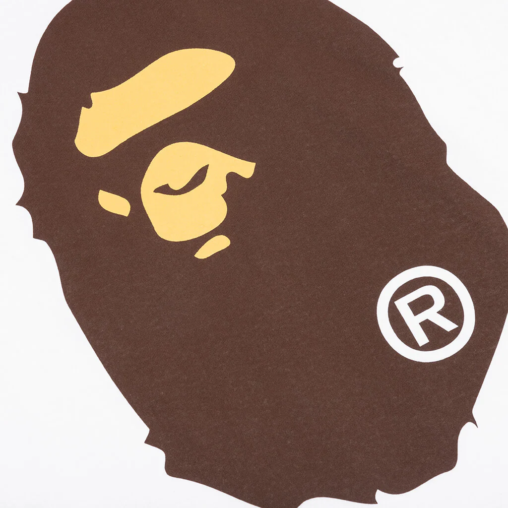 Big Ape Head Tee - White - Image 3