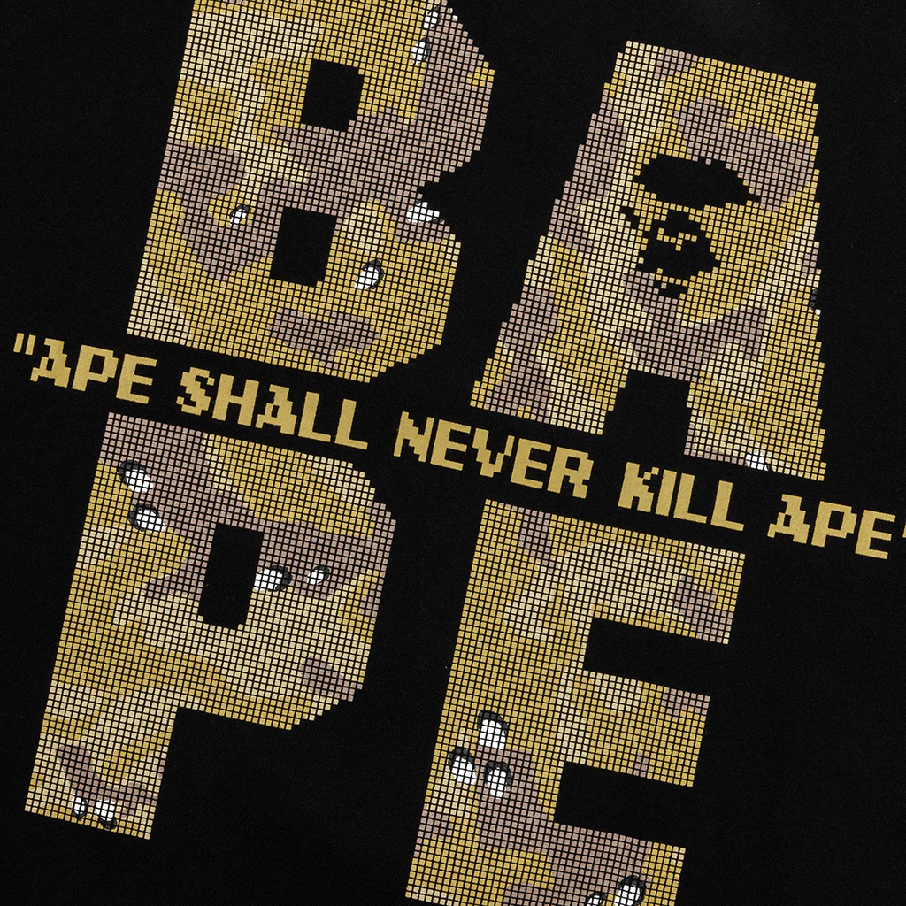 Bitmap Logo Tee - Black - Image 3