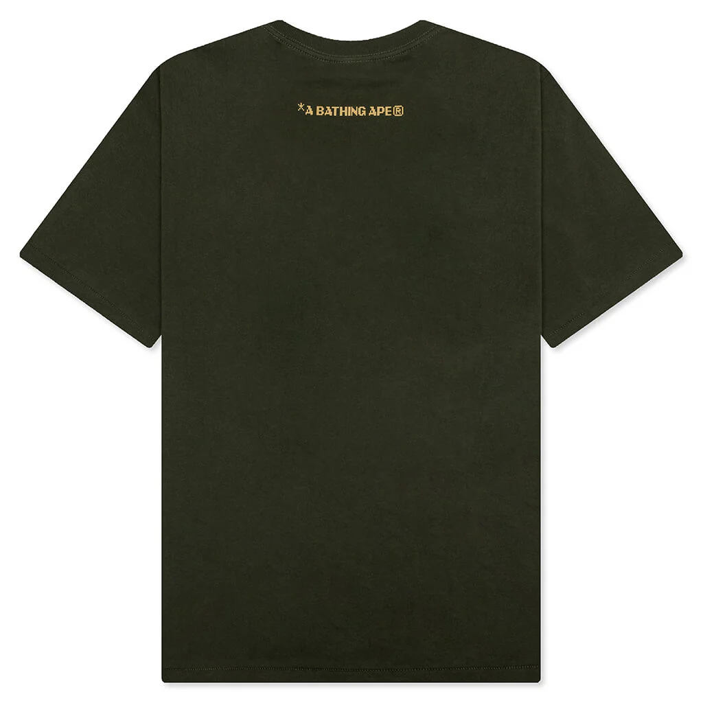 Bitmap Logo Tee - Olive Drab - Image 2