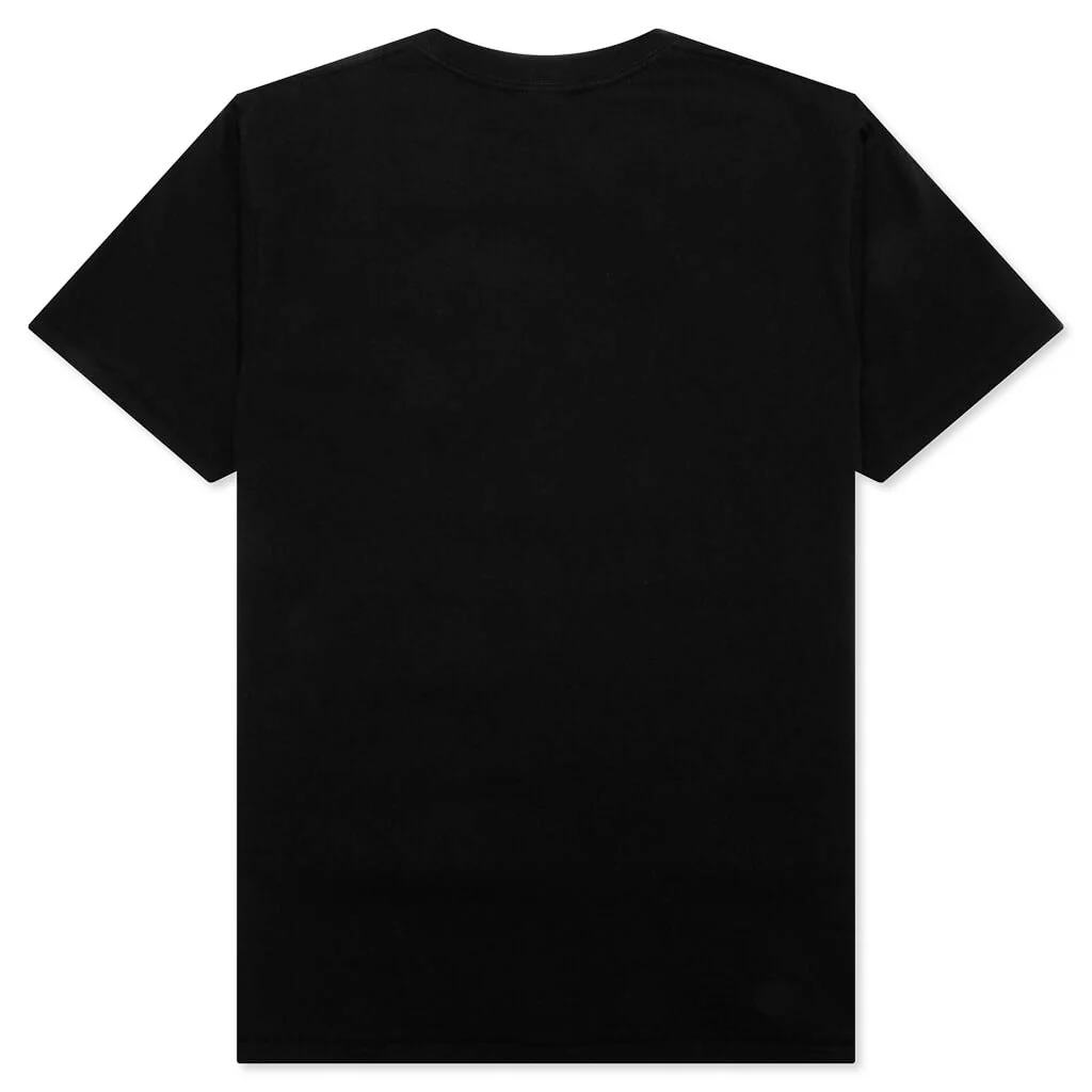Broken College Tee - Black - Image 2