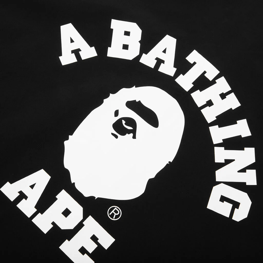 College Coach Jacket - Black - Image 4