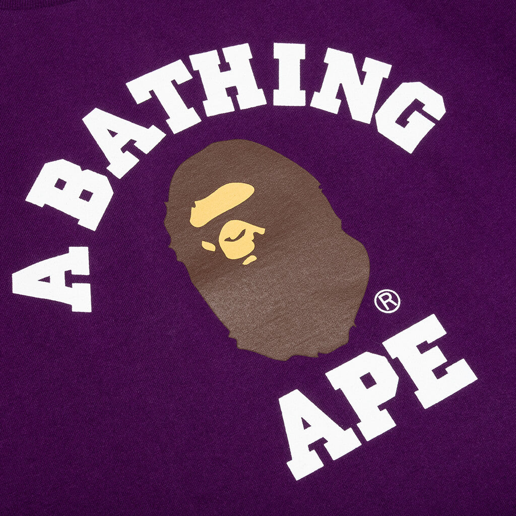 College Tee - Purple - Image 3