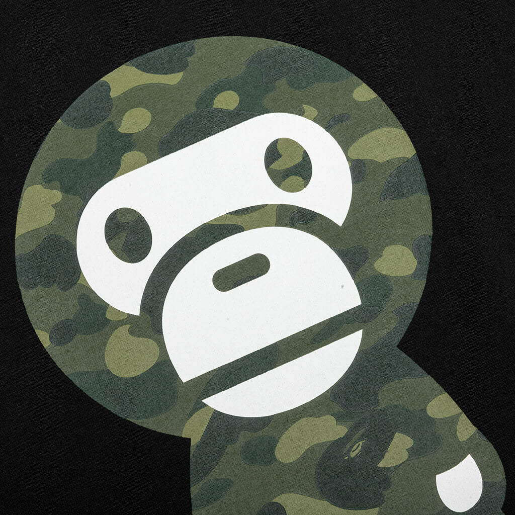 Color Camo Baby Milo Tee - Black/Green - Image 4