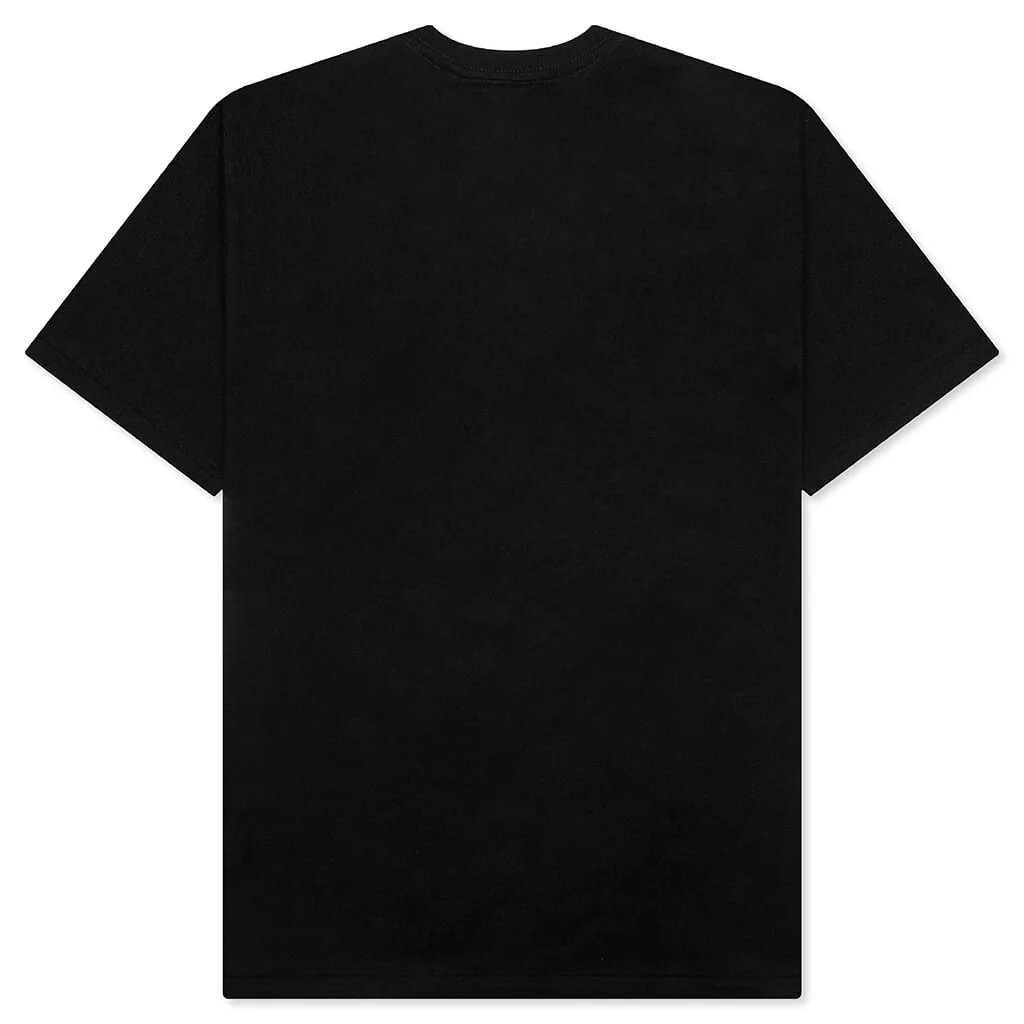 Color Camo Milo on Big Ape Tee - Black/Red - Image 2