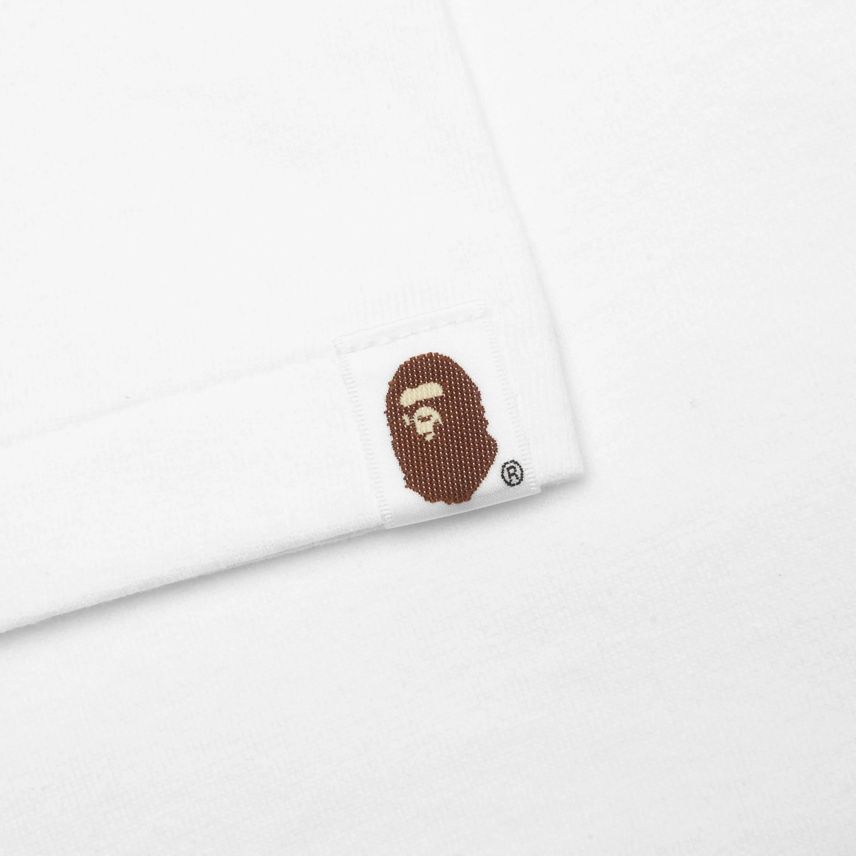 Color Camo Milo on Big Ape Tee - White/Red - Image 5