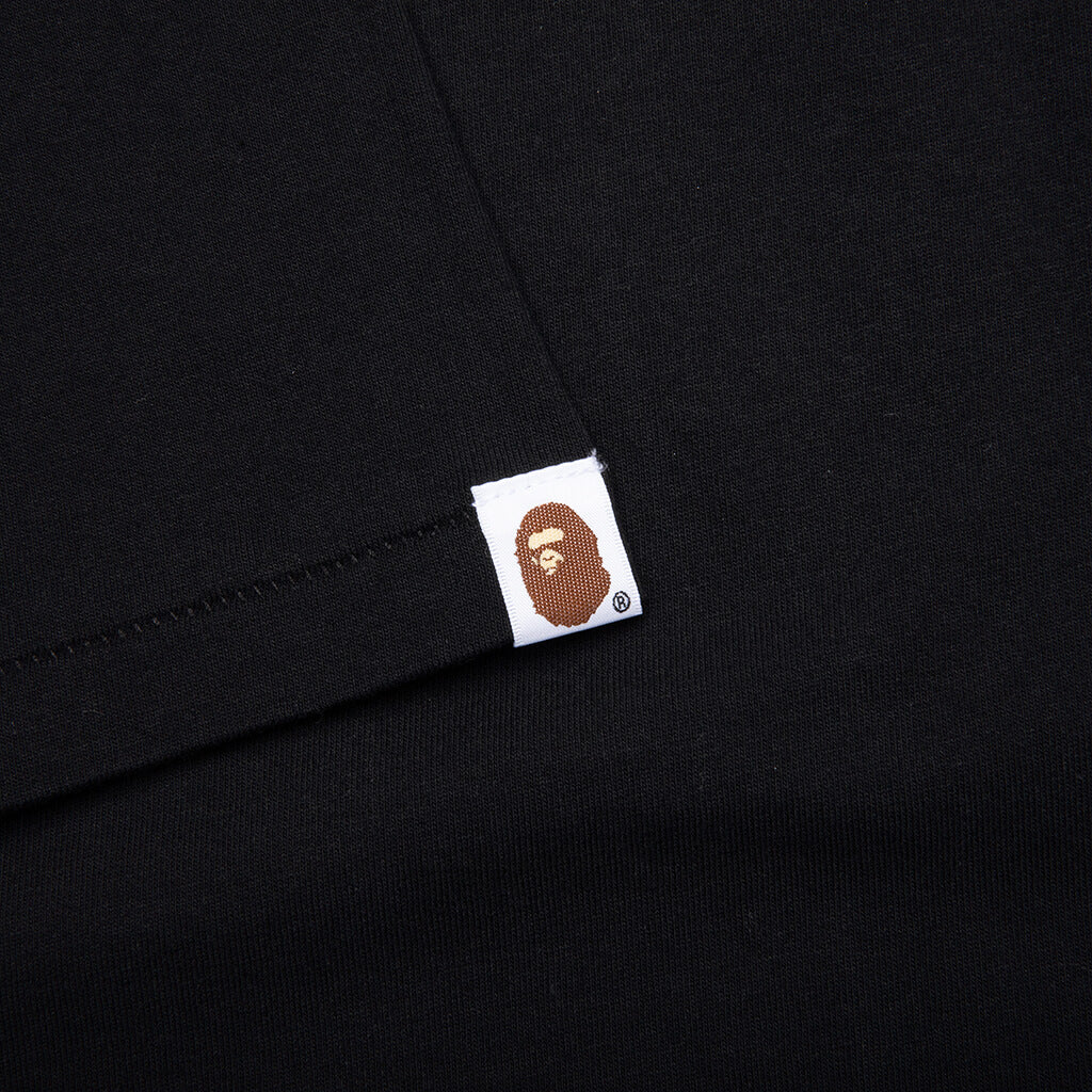 Color Camo Milo Shark Tee - Black/Purple - Image 5