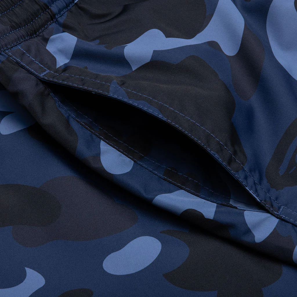 Color Camo Shark Reversible Shorts - Navy - Image 4