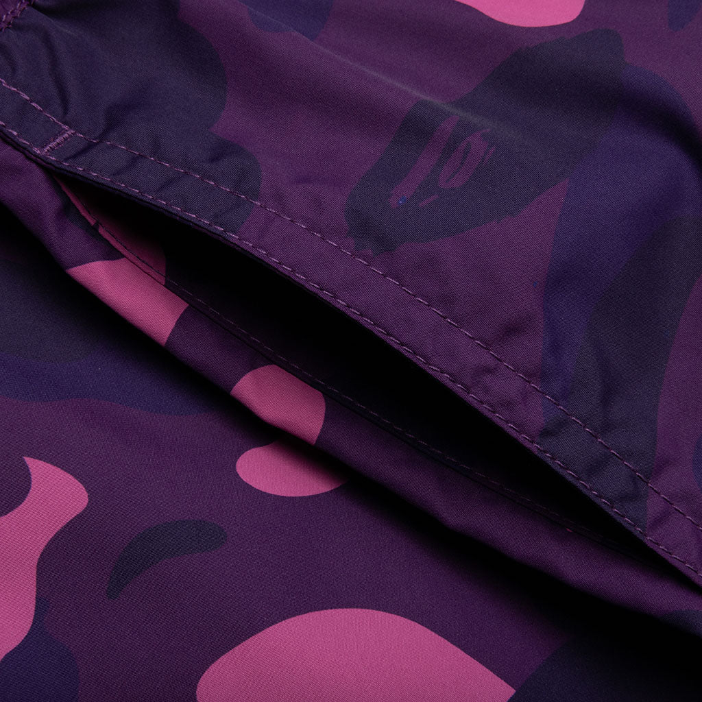 Color Camo Shark Reversible Shorts - Purple - Image 4