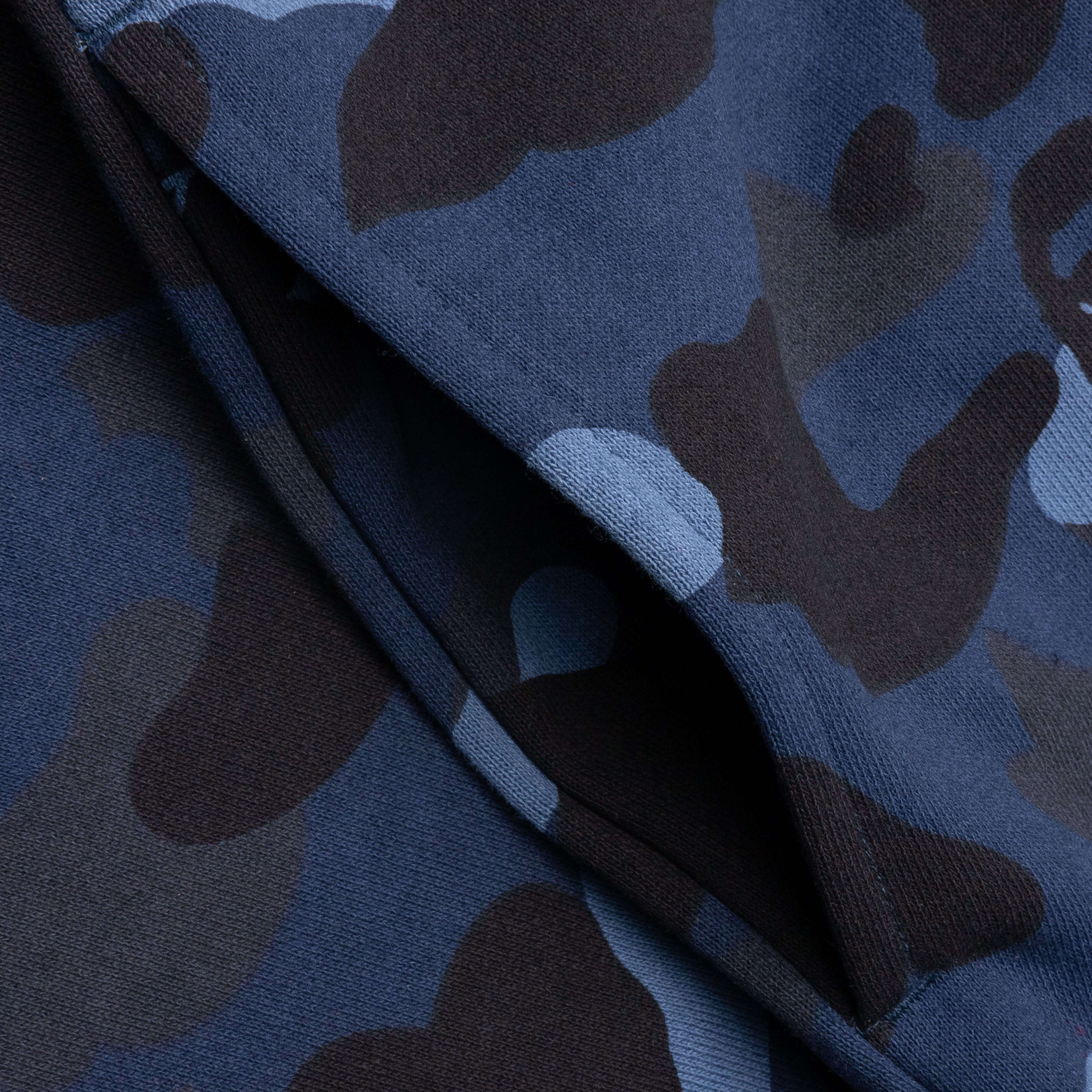Color Camo Wide Fit Sweat Pants - Navy - Image 4